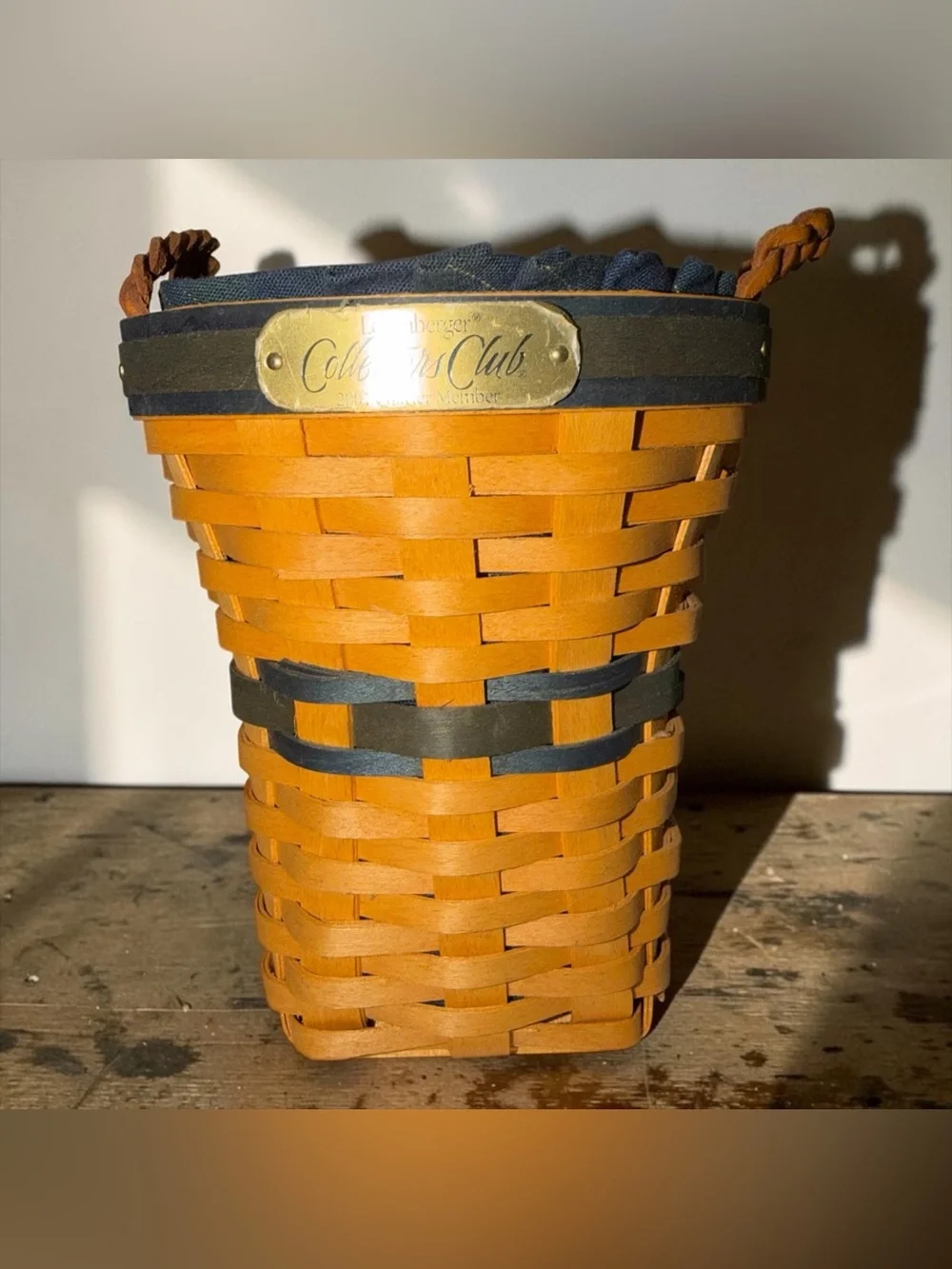 VINTAGE Longaberger Collectors Club 2001 Renewal Basket